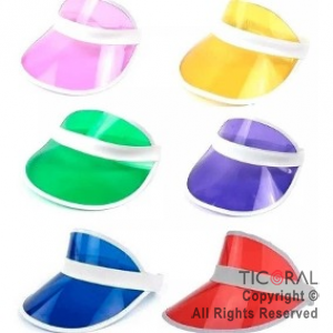 SOMBRERO VISERA SUPER COOL RETRO COLORES SURTIDOS x 1